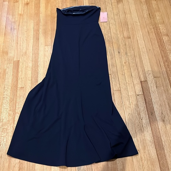 BHLDN CIRCE GOWN NAVY STRAPLESS MAXI DRESS - Picture 13 of 15